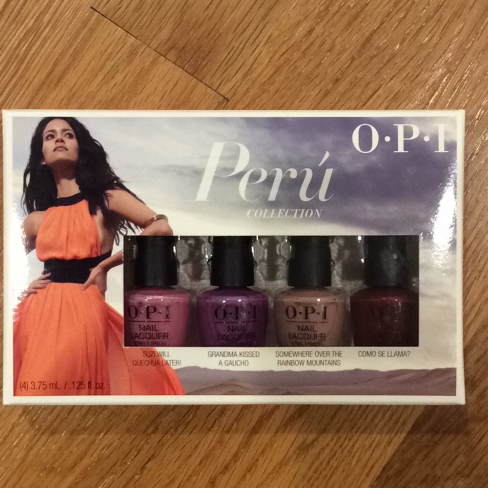 OPI Perú collection 1-25 oz polish set
